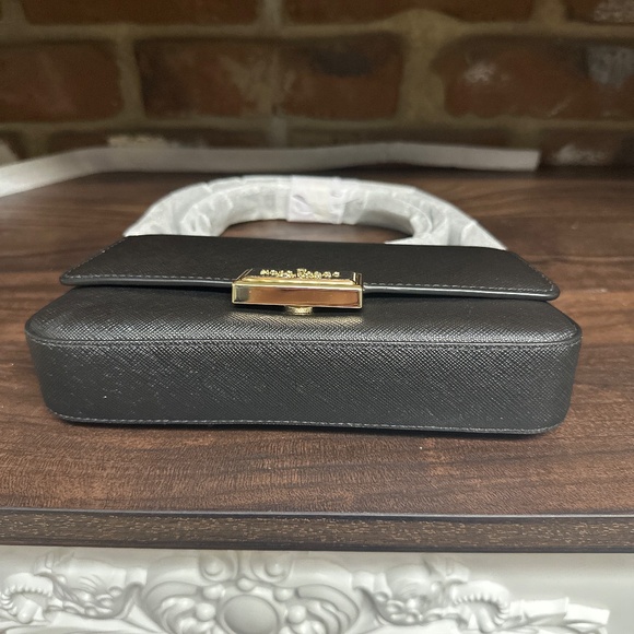 Kate spade REEGAN black NWT crossbody with gold hardware - Picture 2 of 4